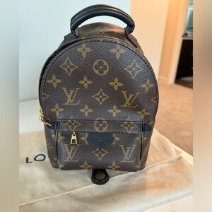 Authentic Louis Vuitton Palm Springs Mini Backpack